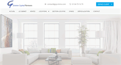 Desktop Screenshot of gestioncapitalpartners.com